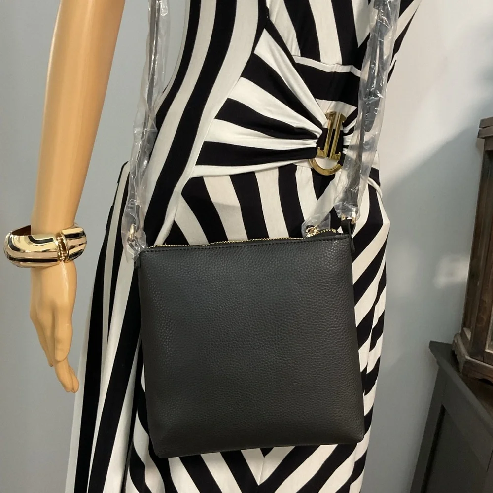 Anne Klein Gorgeous Black Crossbody Bag. New! - Picture 4 of 5